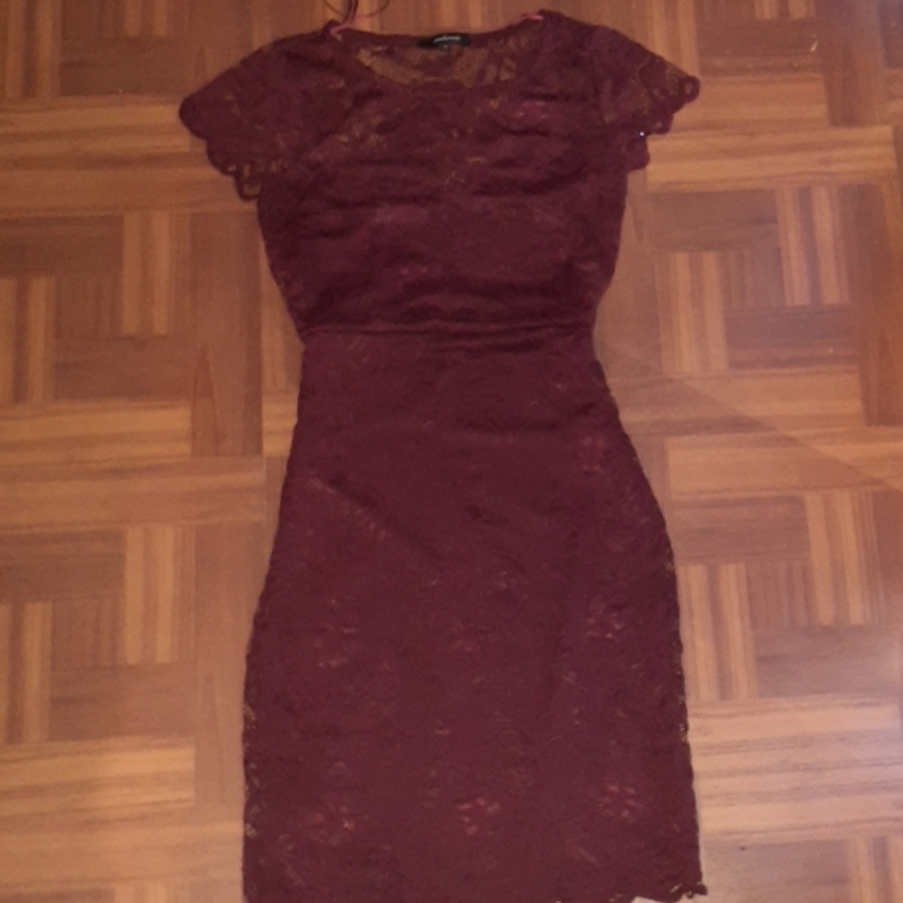 Maroon dress
